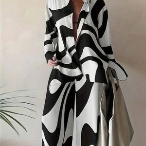 NWOT SHEIN Black and White matching set